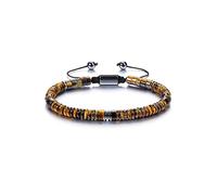 JSDDE Healing Crystals Bracelet Adjustable Natural Tiger Eye Crystal Stone Bracelets for Men and Women
