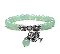 JSDDE Natural Gemstone Life Tree Stretch Bracelet, Reiki Healing Crystal Beads Bracelet Jewelry (Green Aventurine)