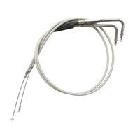 JSDHFQ Motorcycle Accessorie Weaving Steel Wires Throttle Cable For H&arley For D&avidson Sportster XL1200 883 Dyna Road King Electra Glide