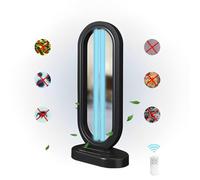 JSDMBD Uv Steriliser Home Disinfection Device Uv Light Optimal Sterilization Lamp Uvc Anti-bacterial Rate 99% Mobile Portable Disinfection Lamp, Quartz Tube Ozone Germicidal Lamp black