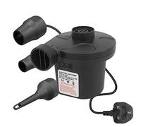 Jsdoin Electric Air Pump, 220V AC/50W 50/60Hz Portable Quick Fill AC Inflator Deflator with 3 Nozzles Pump for Bed Mattress Inflatables Paddling Pool Beach Toys