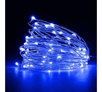 Jsdoin Fairy Lights, 2 PCS 150 LED Battery Operated String Lights Copper Wire Light for Indoor Outdoor Lighting, Bedroom, Wedding Decor, Party, Christmas, Tree Decoration(5M/16ft，Blue)
