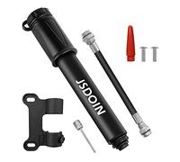 Jsdoin Portable Mini Bike Pump - Fast Inflation Universal Presta and Schrader Valve Road Mountain Cycling Frame Mounted Hand Tyre Pumps