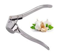 Jsdoin Professional Kitchen Garlic Press/Mincer/Crusher UK, Peeler Squeezer Heavy Duty Garlic Presser,User-Friendly Chopper, Easy to Clean and Durable