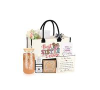 JSENGIFT Gifts for Women Basket Set of 5, Christmas Mothers Day Birthday Gifts for Mom Grandma Sister Daughter, Black And White, One Size
