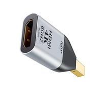 JSER Mini DisplayPort DP Source to HDMI Female 1.4 HDTV Adapter Support Audio & 3D & 4K 2K