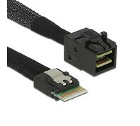 JSER Slim Line SAS 4.0 PCIE4.0 SFF-8654 4i 38pin Host to HD Mini SAS SFF-8643 4i 36pin Target Extension Cable 50cm