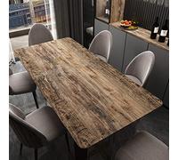 JSEVEM 80CM×15M Extra Wide Thick Brown Grey Wood Wallpaper Peel and Stick Self Adhesive Vinyl Wrap Waterproof Brown Gray Wood Contact Paper Matte Textured Wall Paper Tile Stickers for Bedroom Bathroom