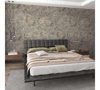 JSEVEM 80CM×4M 3D Extra Wide Thick Light Brown Grey Concrete Wallpaper Pee and Stick Waterproof Gray Concrete Contact Paper for Countertops Matte Textured Vinyl Furniture Stickers for Bedroom Basement