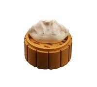 JSGHGDF 1 Piece Steamed Stuffed Dumplings Key Magnetic Attraction Creative Food Keycap For MX Mechanical