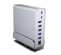 JSGHGDF 15 in 1 USB C Dock with HDTV Output PD100W Charging Ethernet Port and Multiple Connectivities Option USB C Port