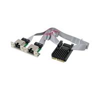 JSGHGDF 2 Port E Gigabit Adapter Supporting High Bandwidth and Energy Efficiency Gigabit Card for Gamingdouble Networks Port PCIe Adapter