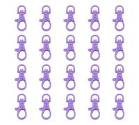 JSGHGDF 20 Pack Multicolor Clasps Jewelry Accessories with Quick Releasing Keychain Finding Texture for Keychain Lobster Clasps Craft Supplies