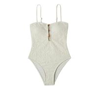 JSGHGDF 2026 Year Swimsuit Sleeveless Women ' s Conjoined Tankini Conservative Slimming Full Coverage Beach Beaded Tankini High Waist Swimwear