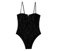 JSGHGDF 2026 Year Swimsuit Sleeveless Women ' s Conjoined Tankini Conservative Slimming Full Coverage Beach Beaded Tankini High Waist Swimwear