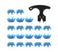 JSGHGDF 21pack Golf Cleats Secure Stability Spikes Professional Shoes Men Spikes for Enhancea Grip on Various Terrains Nonslip Shoe Cleats
