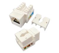 JSGHGDF 2Pcs CAT5E Module Tool-free RJ45 Connector Information Socket Computer Outlet Cable
