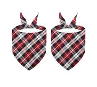 JSGHGDF 2PCS Pet Bandana for Cat Dogs Christmas Festive Party Props Dog Bandanas Scarf Triangle SalivaTowel Pet Holiday