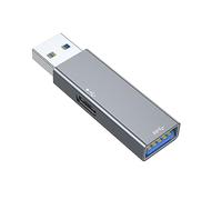 JSGHGDF 3-Port Usb USB to USB3.0Type C Splitter Adapter for Laptop Computer Aluminum Alloy Charging and Data