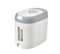 JSGHGDF 3 Visible-Capacity Cereal Bin with Easy-Open Lid & Sealed Barrier for Dry Food Organization Rice Bin Household Dry Food Container