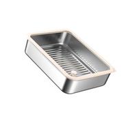 JSGHGDF 304 Steel Lunch Box Spacious Compartment Temperature Retention Meal Preparation Container for Adults Kids Camping Camping Stainless Steel Food Storage