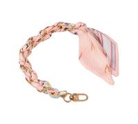 JSGHGDF 32cm Phone Case Chain Alternative Wrist Lanyard Braided and Metal Combination for Commute and Leisure Activities Double Buckle Phone