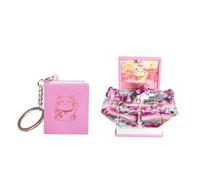 JSGHGDF 3D Folding Popup Book Keychain Children'S Science Puzzle Novelty Mini Dinosaur Keyring Bag Decoration Handheld Kids