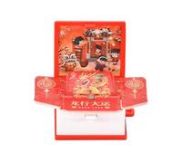 JSGHGDF 3D Folding Popup Book Keychain Children'S Science Puzzle Novelty Mini Dinosaur Keyring Bag Decoration Handheld Kids