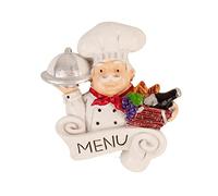 JSGHGDF 3D Resin Chef Fridge Magnet Italian French Chef Figurine Refrigerator Magnets