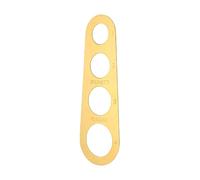 JSGHGDF 430 Stainless Steel Pasta Measure Tool, 4 Size Holes Compact Design Kitchen Essential Rustproof Rice Measure