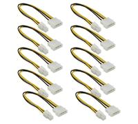 JSGHGDF 4Pin CPU Power Supply to Port Extension Cord Cable Desktop 4Pin Male to Male Connector Replacement CPU Supply