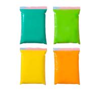 JSGHGDF 4X100g Art Modeling Clay for Kids Sensory Toy Easy Shape Foam Bright Color Craft Activity Project Essential Kids Craft