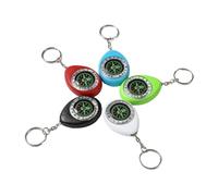 JSGHGDF 5 Pack Multifunctional Small Compasses Random Color with Accurate Bearing for Wilderness Exploration Portable Size Keychain Compasses