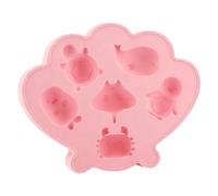 JSGHGDF 6 Cavities Sea Creature Silicone Ice Molds Easy Demolding Dishwasher Safe for Making Chocolate Freezing Drinks Freezers Elastomer Whale Ice Tray