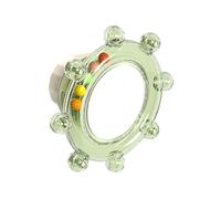 JSGHGDF ABS Parrots Chewing Toy Rotating Windmill Glass Exercise Device for Cage Enrichment Interactive Parrots Toy Chewable with Rotating Windmill