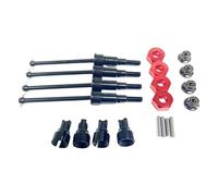 JSGHGDF Accuracy Machined CVD Drive Shaft Set Full Driveshaft Assembly Suitable for 1/16 Model Replacement Accessories GLOBACT Drive Shafts