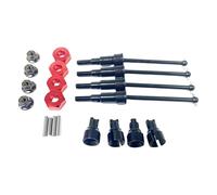 JSGHGDF Accuracy Machined CVD Drive Shaft Set Full Driveshaft Assembly Suitable for 1/16 Model Replacement Accessories GLOBACT Drive Shafts