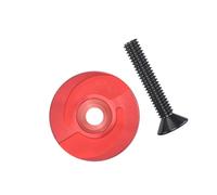 JSGHGDF Aluminum Alloy Bicycles Stems Top Cap, Light Weight, Red