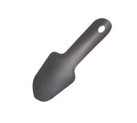 JSGHGDF Aluminum Alloy Camp Trowel, Rounded Head for Outdoor, Black