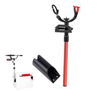 JSGHGDF Angles Fishing Rod Holder Aluminum Alloy Construction Fits Most Baits Boxes Compact Storage Easy Installation Telescopic Fishing Stand