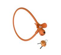 JSGHGDF Antitheft Portable Bicycles Light Weight Silicone Cover Bike Cable Bicycles Accessories Enhances Security Creative Biscuits Dog Road Bike Rings