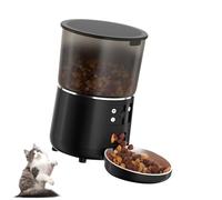 JSGHGDF Automatic Cats Feeder with Real Time Camera and App Control Timed Accurate Portion Dispensing 4L Large Capacity Intelligent Feeder