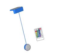 JSGHGDF Automatic Solar Charged Pool Light with Base and 10 Meter Remote Ranges Perfect for Nighttime Swimming Solar Charged Pool Light
