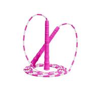 JSGHGDF Beaded Jump Rope with Tangles Resistant Designs for Workout and Fitness Training Adjustable Length Skipping Rope Soft Beaded Jump