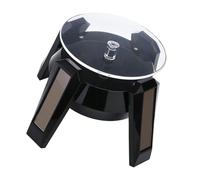 JSGHGDF Blue LED Lighted Whirling Jewelry Display for Retail Shops Using Photovoltaic Panel Technology LED Whirling Jewelry Display