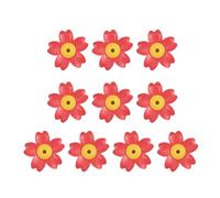 JSGHGDF Bright Replacement Flowers for Hummingbirds Feeders Durability Weatherproofed Multiple Color Option Hummingbirds Feeders Flower Replacement