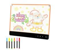JSGHGDF Bright Tracing Panel Kids Art Set Erasable Drawing Board with Built in 2000mAh Battery Ideal for Travel and Home Use Safe Kids Drawing Board with Markers