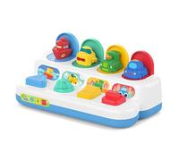 JSGHGDF Cartoon Popping Activity Box Learning Toy for Preschooler Educational Color Recognition Puzzle Boards for Fine Motor Skill Popping Board Game Toy
