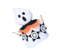 JSGHGDF Cartoon White Ghostly Doll Plush Fabric Stuffing Animal Ornament Decors For Halloween Christmas Shelf Car Display