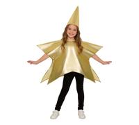 JSGHGDF Childrens Five Point Star Costume Set, Gold CHILDREN O S